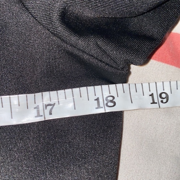 PETER NYGUARD black elegant Lycra  midi dress Sz S - Picture 7 of 11